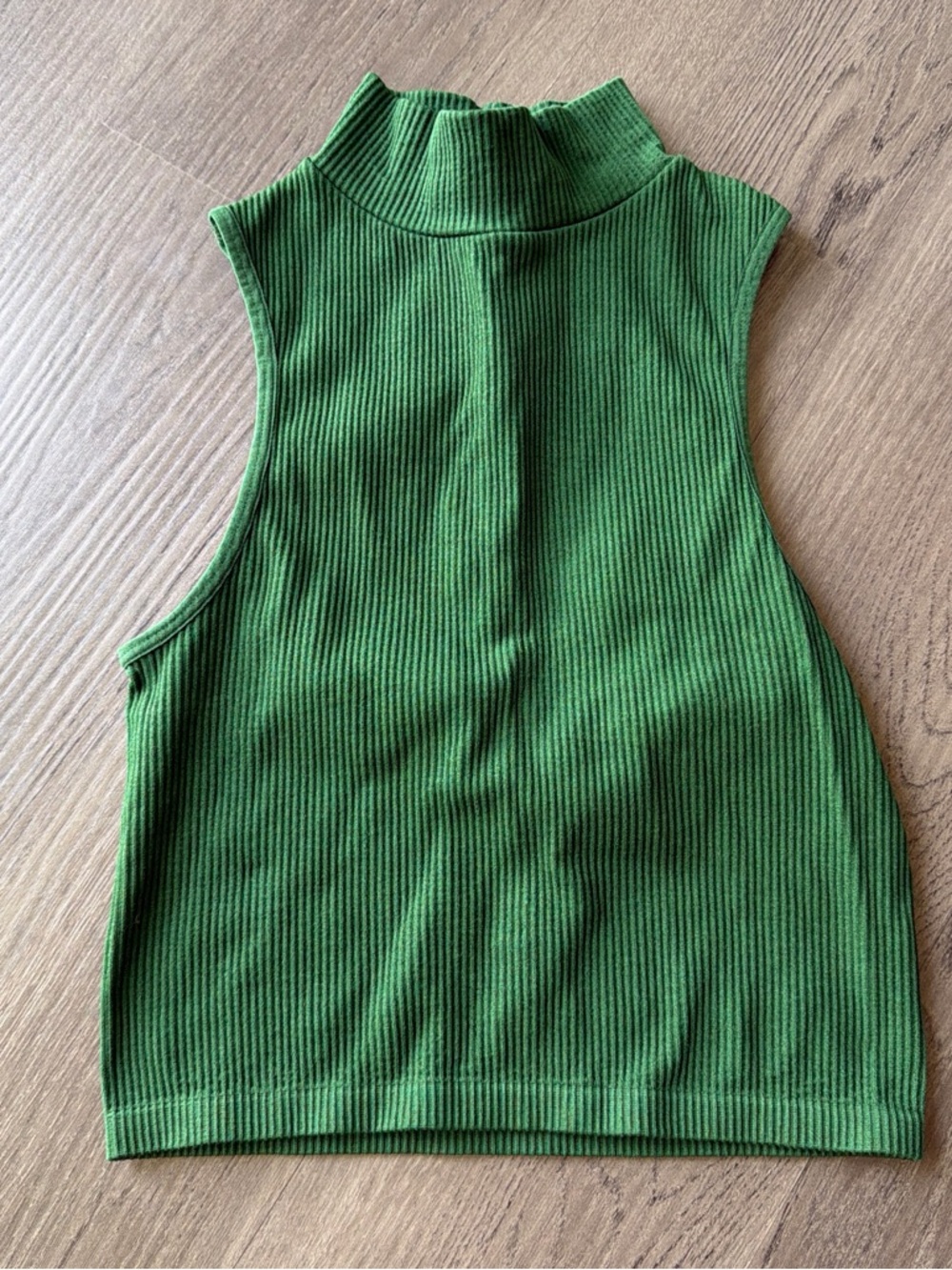 Green Turtleneck Tanktop